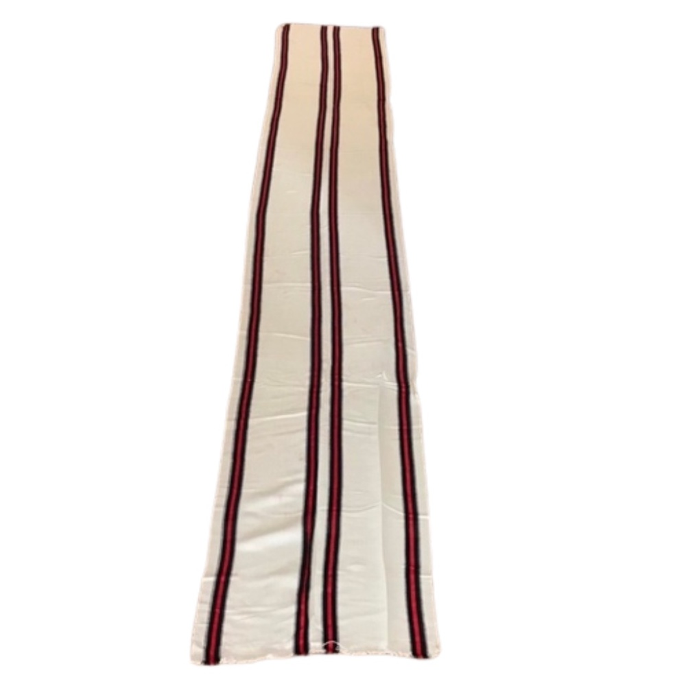 Long cloth fabric piece runner Inca red